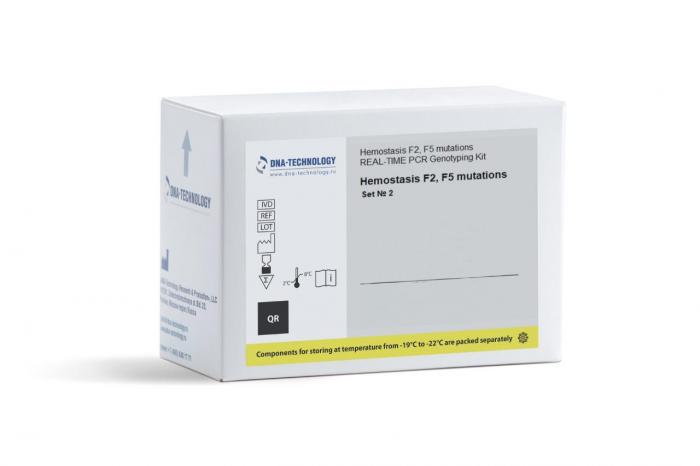 Hemostasis F2, F5 mutations